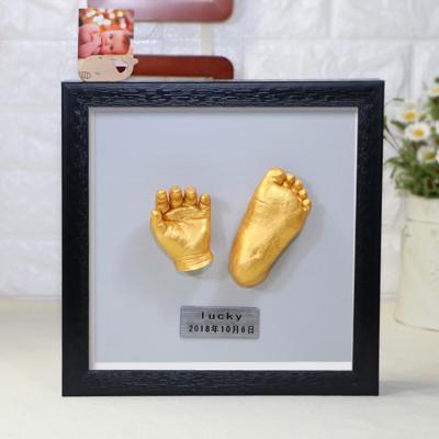 China Deep Box Frame PS Square Shade Box Frame 4.3CM Depth Plastic Baby Hands Foot Shade Casting Box Frame for sale