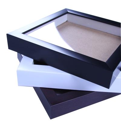 China Morden / Customized Shape Photo Box Shade PS Black Or White Picture Frames Made In China for sale