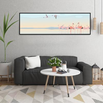 China Nordic abstract modern bedside decoration bedroom CIA banner hanging modern minimalist living room background warm wall painting for sale