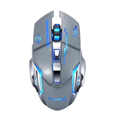 China 3D Game Free Q13 Wireless Trackball Led Mute Luminous Mechanical Mouse Mouse for sale