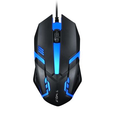 China 3D V1-1 USB 2.0 Wired Flat Optical Mouse Home Office Business Notebook Desktop Computer Gaming Mouse for sale