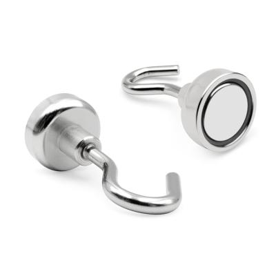 China Industrial Strong Powerful Neodymium Magnet Heavy Duty Magnetic Hooks , Magnet Hooks en venta