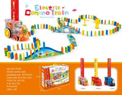 China Slot Toy DIY Puzzle Riding Soft Set Electric Racing Track Domino Train With 120 PCS Toy Box Picture Style for sale