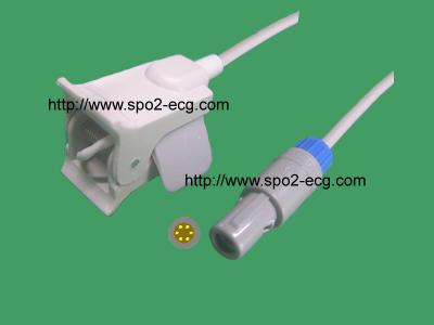 China BRAINER 2000A/B/C/E_Pediatric finger clip,redel 6pin(1bit) spo2 sensor for sale