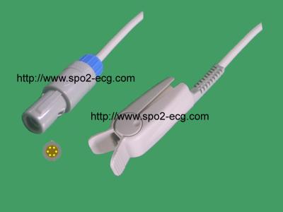 China GuoTeng GT9000/PUAO DPJ-300_Adult finger clip,rdel 6pin(1bit) spo2 sensor for sale