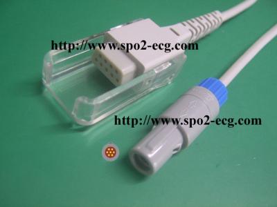 China Redel 7pin(1bit)>>DB9F_Bionet BM3Vet, BM31 spo2 sensor extension cable for sale