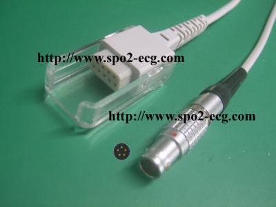 China CSI (Criticare Systems International) 1100 , 581, 508, 507_Lemo 5pin>>DB9F spo2 cable for sale