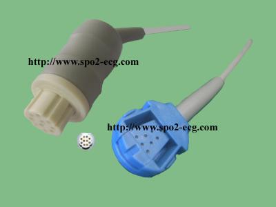 China OXY-SL3_Datex round 10pin>>8J spo2 sensor extension cable for sale