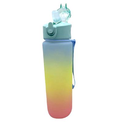 China Sustainable Speed ​​Supply Sport Bottles Plastic Round Water Bottle With Swipe Lid for sale