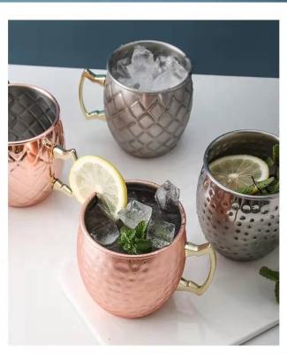 China Viable Solid Copper Mugs With Handle Copper Cups Moscow Mule Copper Beer Mug Suppliers China for sale