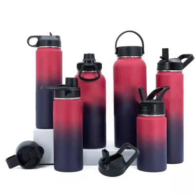 China 2022 Hot Sale Stocked Flask Thermoses Stainless Steel Outdoor Sports Bottle Water Cup Space Large Capacity Jug for sale