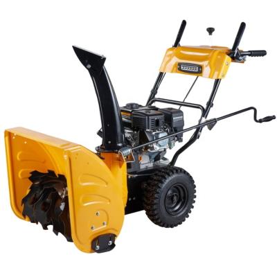 China Elevates SNOW BLOWER 6.5HP 2 STAGE SWEEPER THROWER WITH LONCIN ELECTRIC BATTERY START MOTOR EUROPEAN for sale