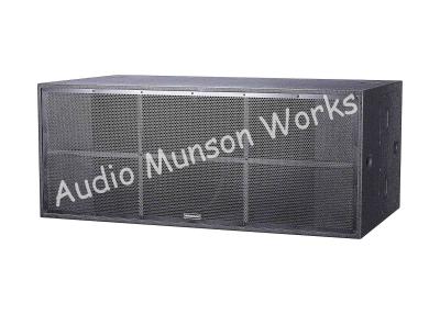 China Passive Port Loaded Pro Audio Subwoofer Double 18 Inch PA Loudspeaker for sale