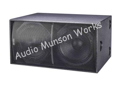 China 1000w - 2000w Heavy Punch Dual 18'' Vented Pro Audio Subwoofer for sale