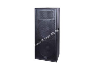 China Quasi 3-way Full Range Passive PA Speakers 2 x 15 Inch Loudspeakers for sale