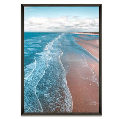 China Modern Wall Art Seascape Painting Home Decor Paintings Led Poster Frame Quran Wall Art Landscape Paintings On Canvas for sale