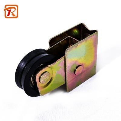 China No Noise & Custom Smooth Running Wheel U Groove Roller Nylon Hardware Accessories Aluminum Door Window Roller for sale