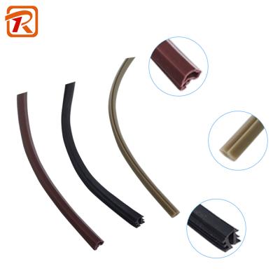 China Use for Aluminum Window EPDM Extrusions Seal Rubber Strip and PVC Window Hard Trim Door Sealing Rubber Strip for sale