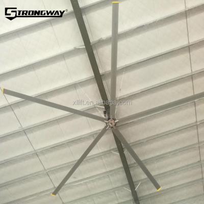 China Factory 220v Factory 220v Fans Small HVLS DC Ceiling Warehouse Fan Large Cheap Industrial Fan Hotel 24ft Low Noise With CE for sale