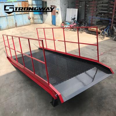 China Factory 6Ton/6M Unloading Portable Yrad Ramp and Portable Truck Loading Ramps for Sale for sale