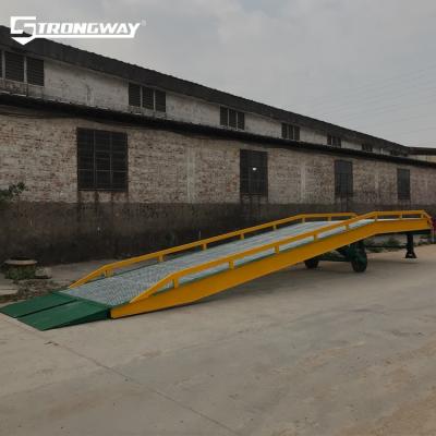 China Factory Strongway 20ton loading yard loading ramps mobile heavy duty container ramp mobile loading ramp for sale for sale