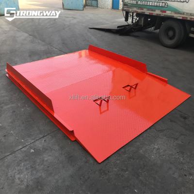 China Foshan Strongway High Quality Cheap Price High Quality Cheap Price Container Hotels Trailer 8ton Metal Loading Ramp Container Ramps For Forklift for sale