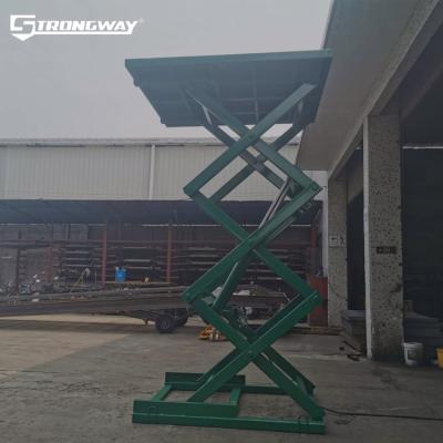 China 3000KG factory lift tables scissor lift indoor outdoor hydraulic lift table for sale for sale