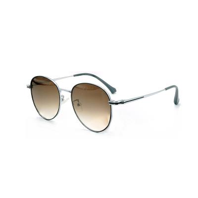 China Trendy Popular Women's Fashionable Shades Men's Metal Sunglasses for sale