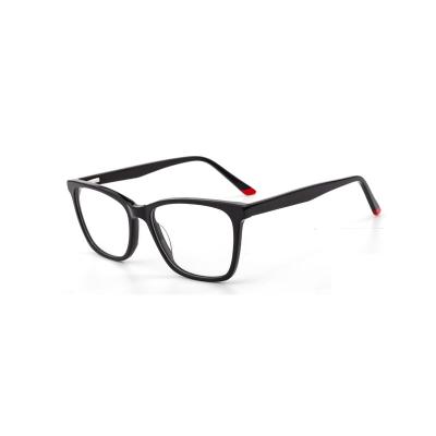 China Custom NEW Fashion Man Acetate Glass Eyewear Optical Frames Square Unique Trendy Eye Glasses Frames OEM for Women Men for sale