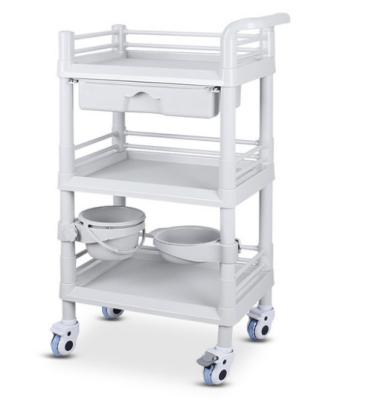 China Laundry Hospital Food Emergency Trolley Modern Baby Hospital Cleaning Medical Trolley for sale