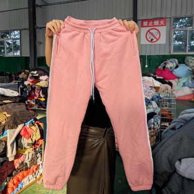 China Polyester / Cotton Best Quality Used Clothes Fashion Style Leggings Stocking Used Young Ladies winter clothing for sale