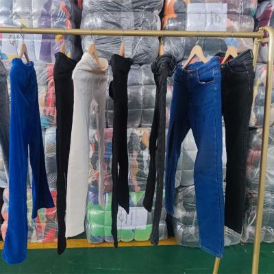 China Polyester / Cotton used clothing winter cheap lmen's leggings used clothes import for sale