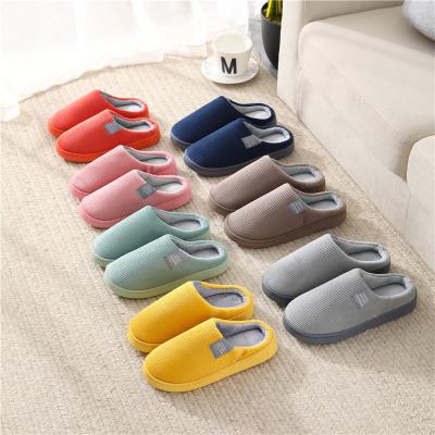 China Wholesale Fashion Slippers Anti-skid Home Comfortable Design Trendy Soft Sole On Winter Slippers For Men for sale