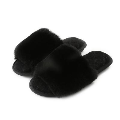 China Fashion Trend Best Price New Trend Comfortable Design On Winter Luxury Fur Relaxing Soft Unique Home Slippers for sale