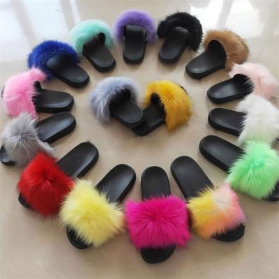 China Fashion Trend New Style Factory Price Non-slip Eva Outsole Fuzzy Slippers Relaxing Easy Wear On Spring Fashion Fur Slippers for sale