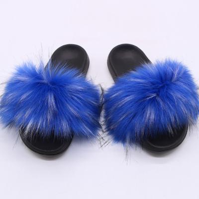 China Fashion Trend Promotional Rabbit Fur Faux Fur High Top New Arrivals Shoes Unisex Slippers For Women for sale