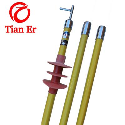 China High Voltage Working Sticks Hot Rod Equipment Ground Rod for sale