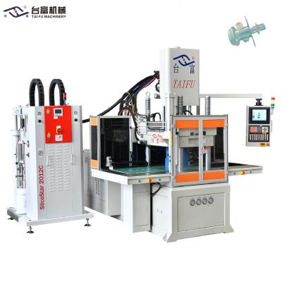 China Liquid Silicone Bottle Making Machine Brake-Type Double Slide Injection Molding Machine zu verkaufen