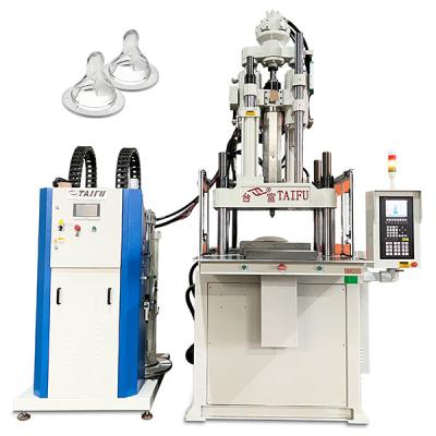 Chine Machine de moulage par injection verticale en silicone liquide de 120 tonnes pour fabriquer des sucettes pour bébés à vendre