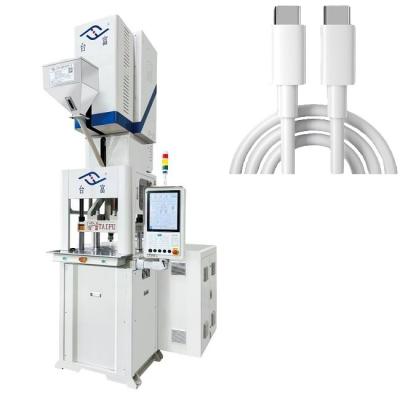 China Vertical Oil Electric Hybrid Plastic Injection Molding Machine For USB Data Cable for sale