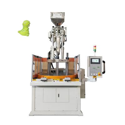 China High Efficiency Rotary Vertical Plastic Injection Molding Machine For Making Toy for sale