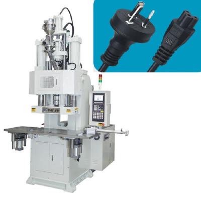 China Power Plug Making Machine 55T Vertical Injection Molding Machine With C-Type for sale