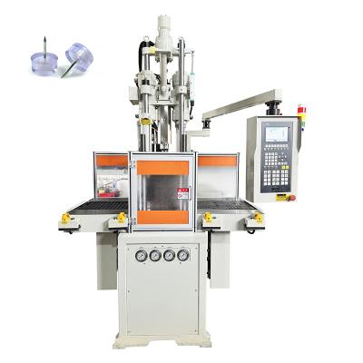 China High Efficiency Double Slide Vertical Injection Molding Machine For Making Nail for sale