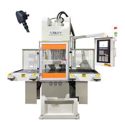 China 85 Ton Double Slide Power Cord Vertical Injection Molding Machine For Plug for sale