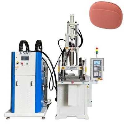 Chine Machine de moulage par injection verticale de silicone liquide de 55 tonnes pour la fabrication de couvertures d'écouteurs à vendre