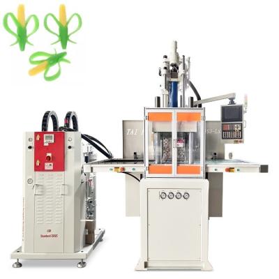 China Vertical Double Slide LSR Injection Molding Machine For Making Children's Molars for sale