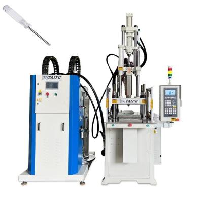 China 55 Ton Liquid Silicone Vertical Injection Molding Machine For Making Screwdriver for sale