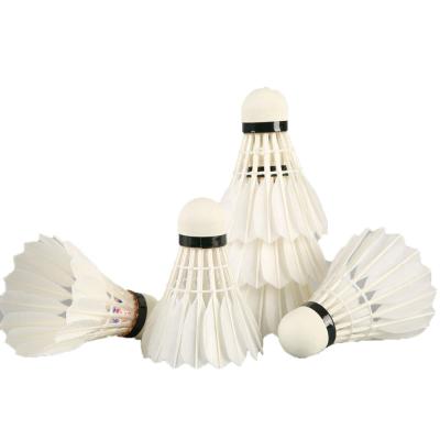 China Competition goose feather amateur badminton shuttlecock similar quality as rsl shuttlecock for sale