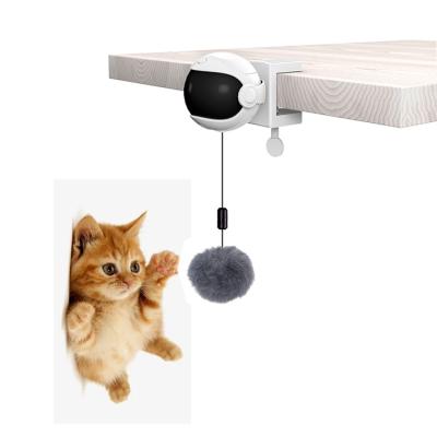 China Viable Pet Supplies Yoyo Ball Funny Intelligent Cat Toy Electric Automatic Lifting Ball Funny Cat Toy for sale