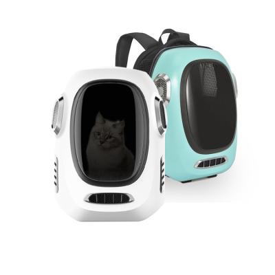 China Viable Customize Transparent Expandable Pet Space Capsule Pet Backpack Cat Backpack Carriers For Small Dog for sale